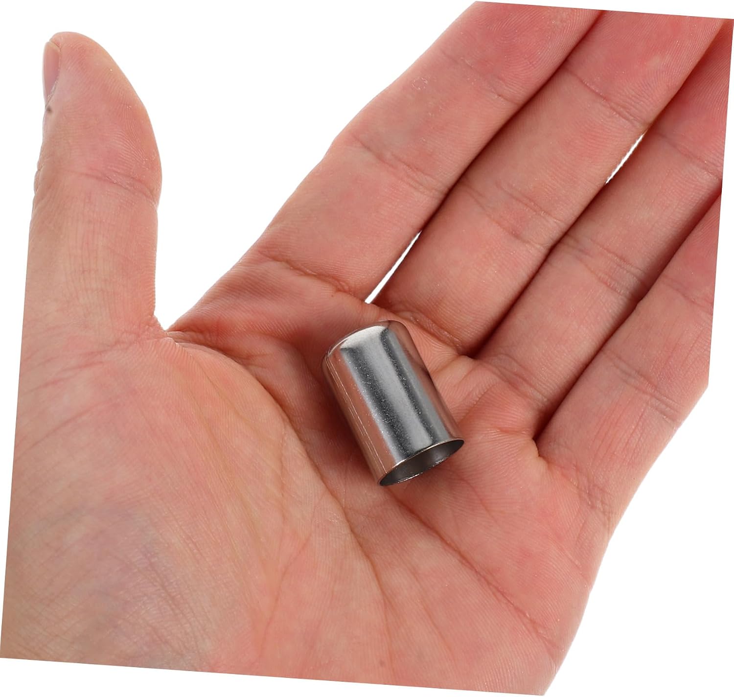 POPETPOP 100pcs Stainless Steel Sleeve Ferrules High Pressure Hose Fittings Compression Sleeve For Hydraulic Hose Crimping Tool