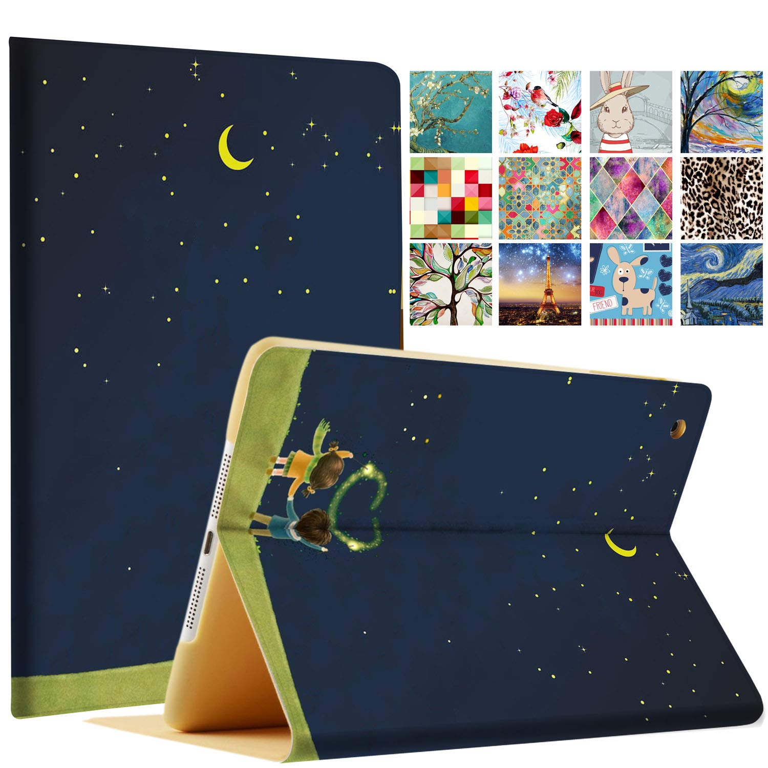 DuraSafe Cases for iPad Mini 3 2 1 Generation 7.9 Inch [ Mini 3rd 2nd 1st ] A1599 A1600 A1489 A1490 A1491 A1432 A1454 A1455 Printed Folio Magnetic Smart Protective Adjustable Stand Cover - Night Sky (B07763X324) Amazon Price History, Amazon Price Tracker