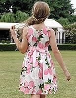Vista 91 de Vestido de verano para niña, de algodón, con diseño floral