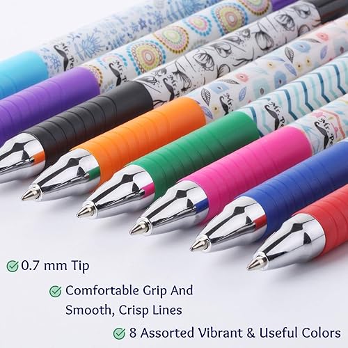 Miniatura 2 de Mr. Pen - Bolígrafos para diario de la Biblia, paquete de 8, colores surtidos, bolígrafos de la Biblia, bolígrafos de la Biblia que no se traspasan,