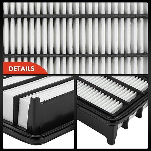 Miniatura 6 de A-Premium Filtro de aire de motor y cabina de 2 piezas con carbón activado compatible con Honda CR-V CRV 2017-2022, Civic 2016-2021 1.5L