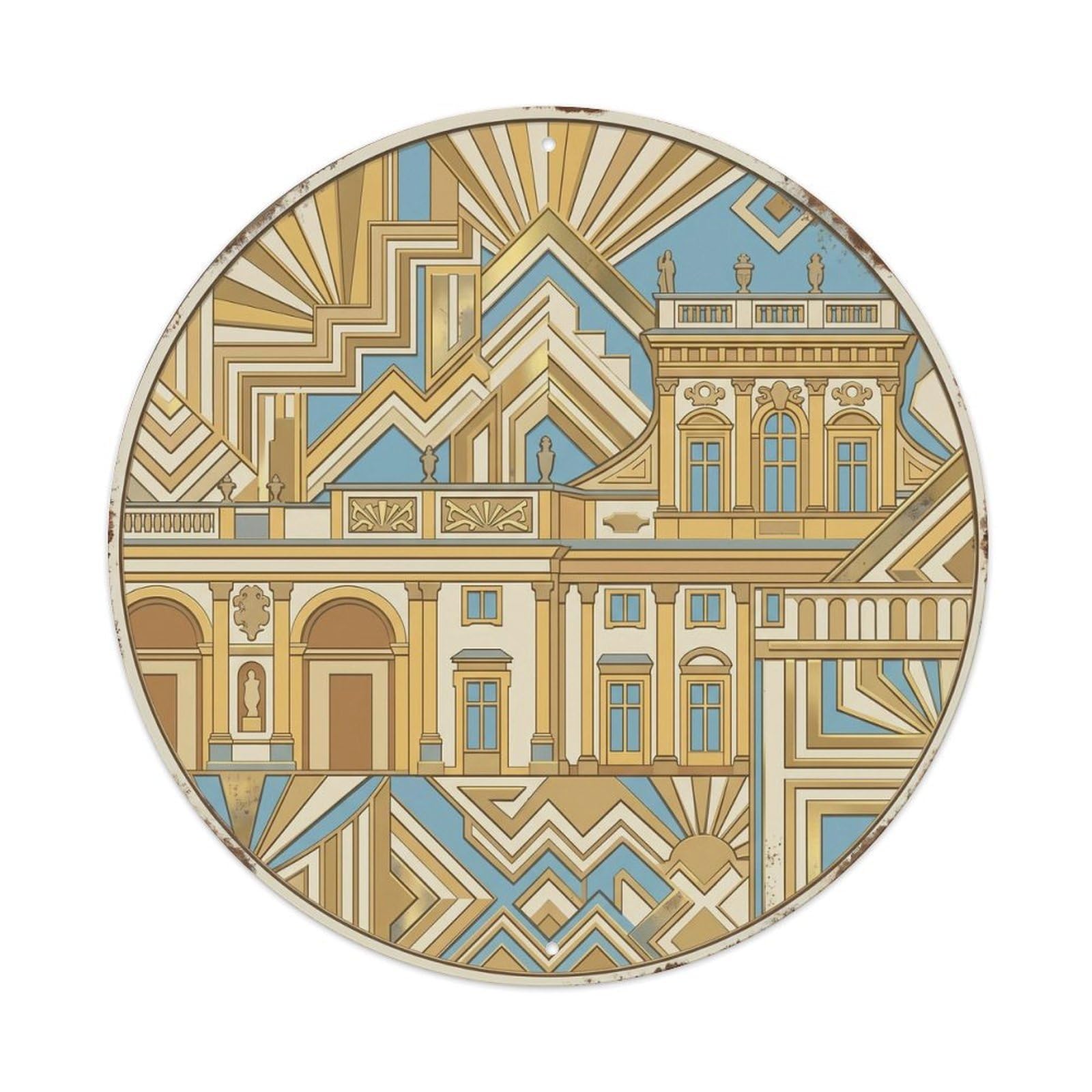 Warsaw Macro Palace Travel（(1)） Metal Tin Sign