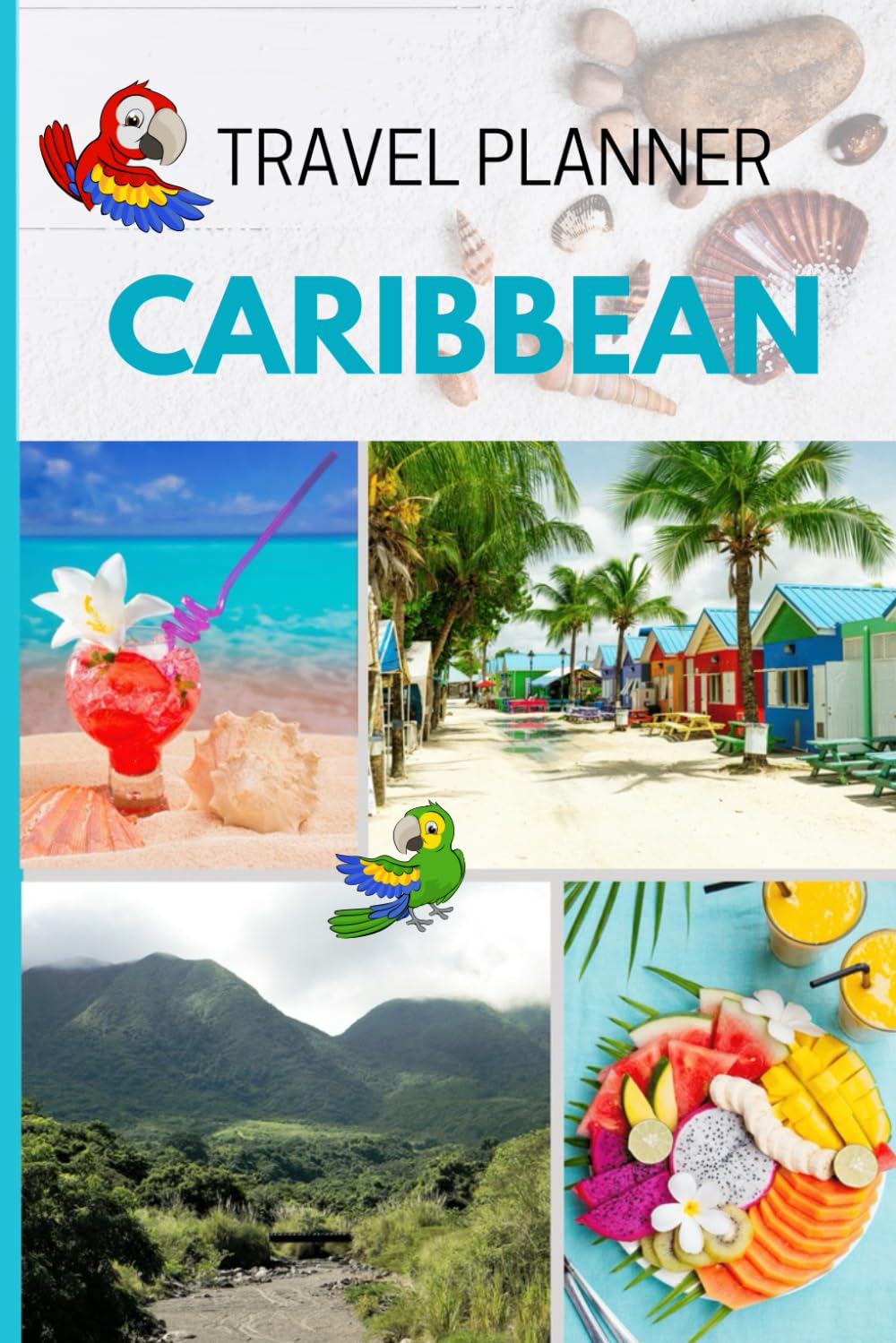 My Travel Planner CARIBBEAN Vacation Journal to Plan up to 27-Day Trip Fill in sections: Checklists Itinerary Budget Calendar Flight Info Daily Plans ... Singles Ideal Present / Gift for Traveler