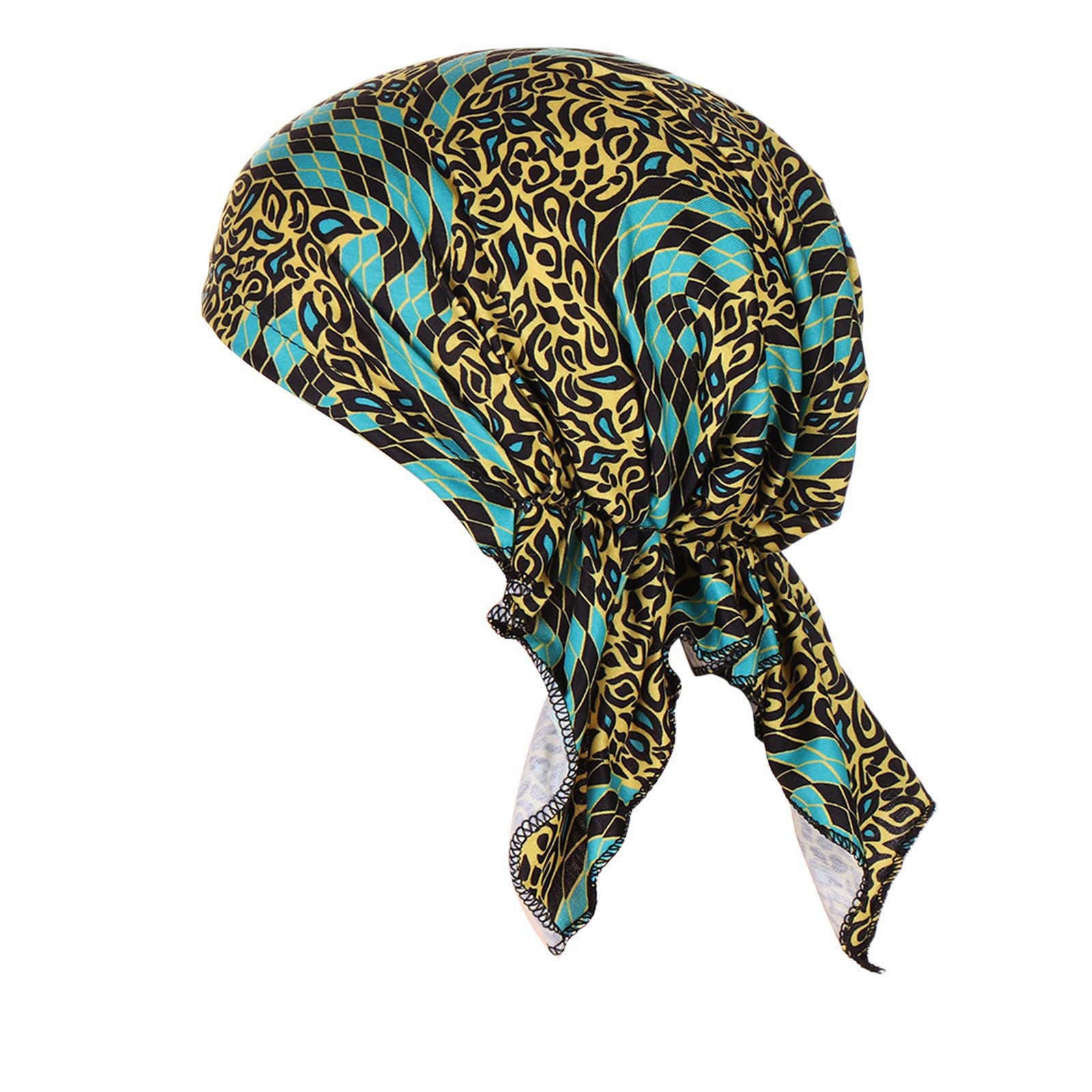 YOLAI Women's Floral Turban Cap With Brim - Sunscreen Headwrap For Chemo Or Everyday - View #8