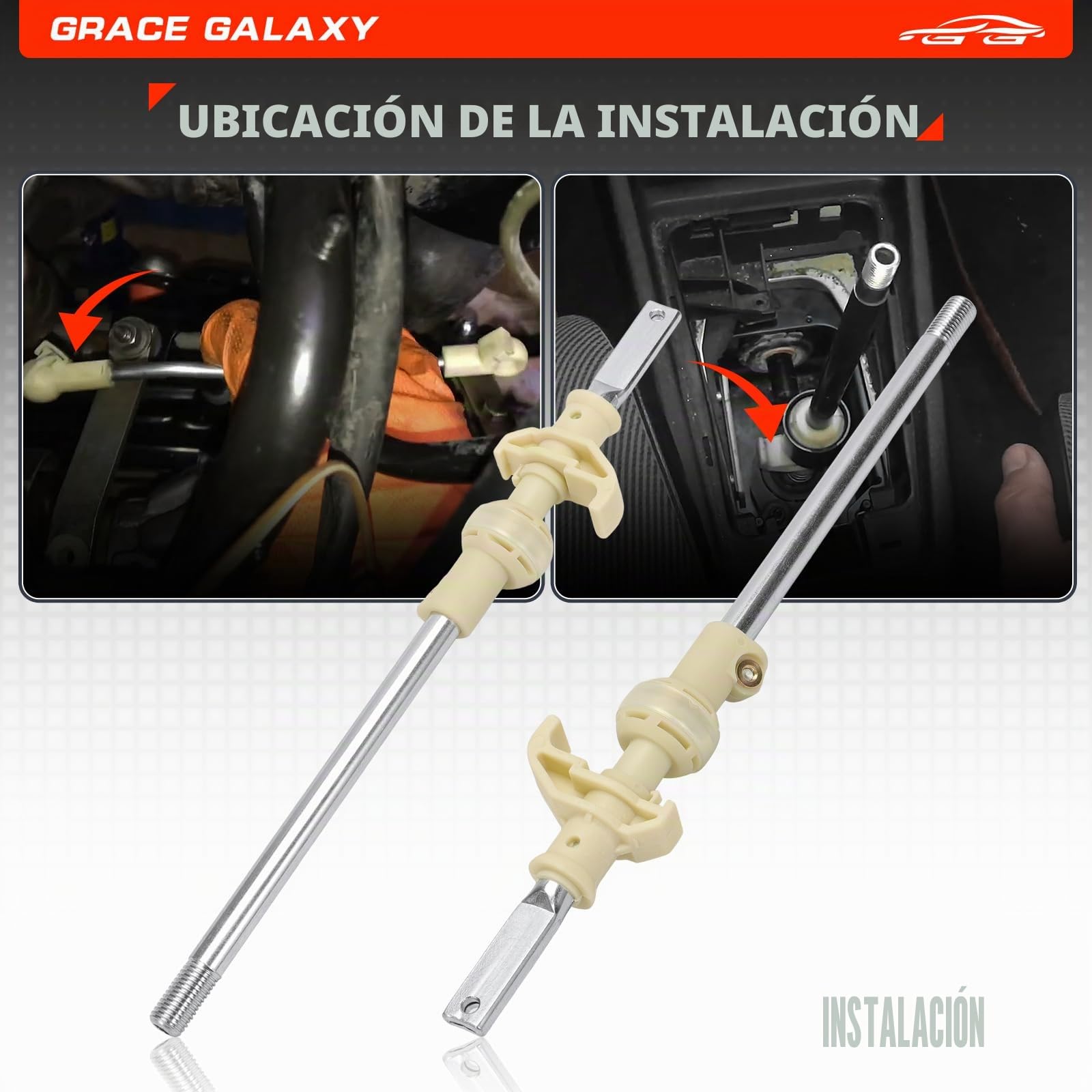 GRACEGALAXY Kit de Reparación para Palanca de Cambios 191798116A para Golf MK2 II, Jetta II MK2, Toledo MK1 191711574 191711190B 191711208A