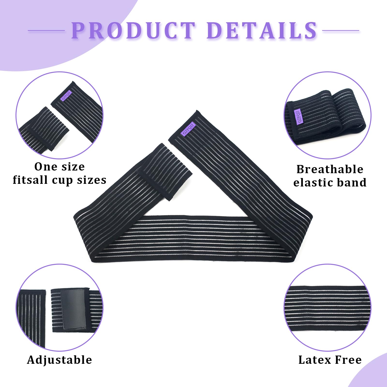 Bande de compression et stabilisateur post-chirurgie pour implant mammaire, sangle d'augmentation et de réduction mammaire, ceinture de poitrine, bandage de soutien de soutien-gorge de sport, taille
