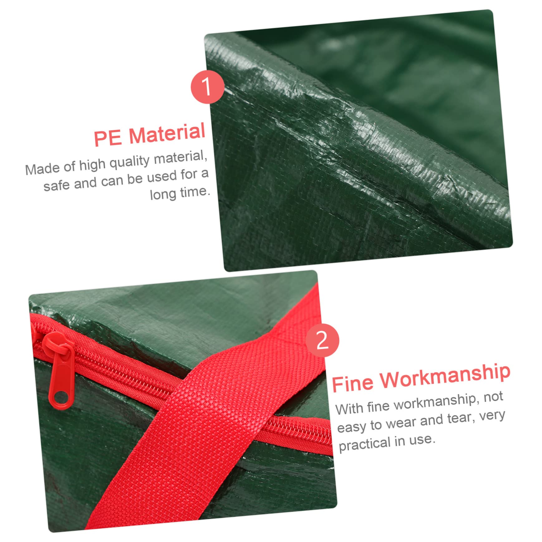 Levemolo 1pc Christmas Wreath Storage Bag Round Design Holiday Storage for Wreaths Pe Material for Xmas Decorations and Organizing Festive Decor