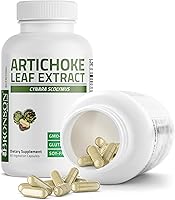 Vista 4 de Bronson Hoja de alcachofa extra fuerte apoya la digestión saludable función hepática saludable, sin OMG, 60 cápsulas vegetarianas