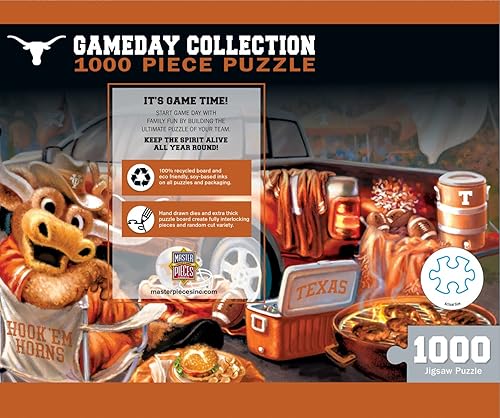 Miniatura 3 de Masterpieces NCAA Gameday Puzzles Collection - Texas NCAA Gameday Collection - Rompecabezas de 1000 piezas