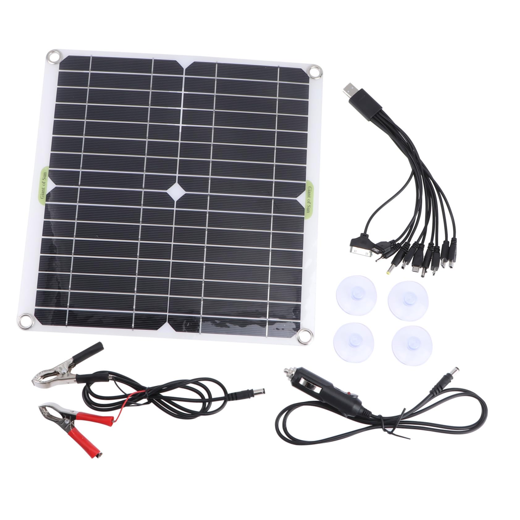 Pannello Solare 200w in Silicio Monocristallino Nero | Alta Conversione 98%, e Leggero, per Campeggio e Viaggio, Facile da Trasportare