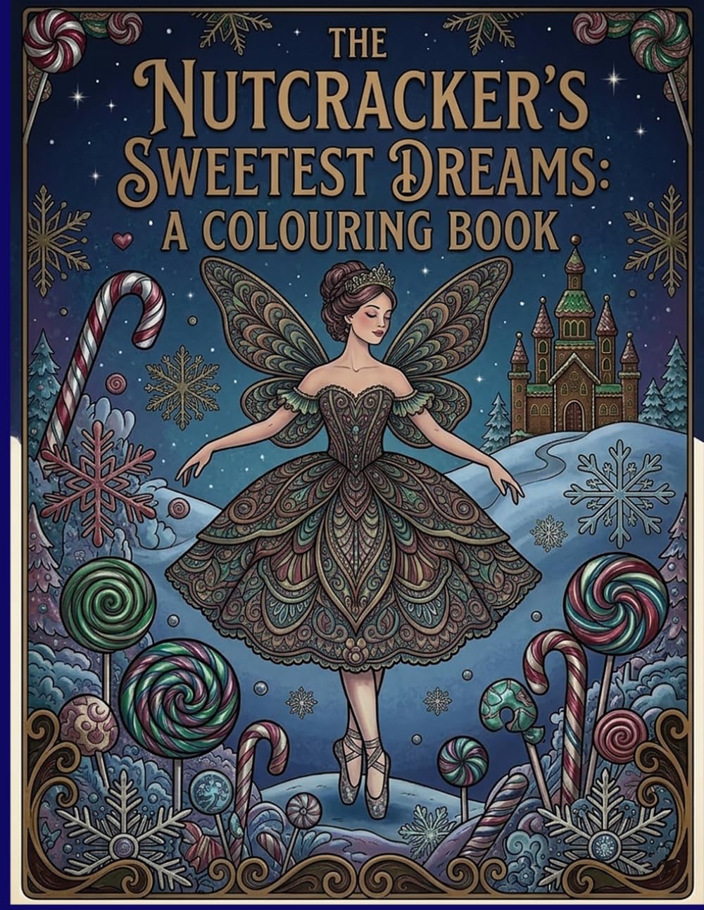 The Nutcracker Ballet: A Classical Adult Coloring Book: Exquisite Illustrations for Relaxation and Creativity