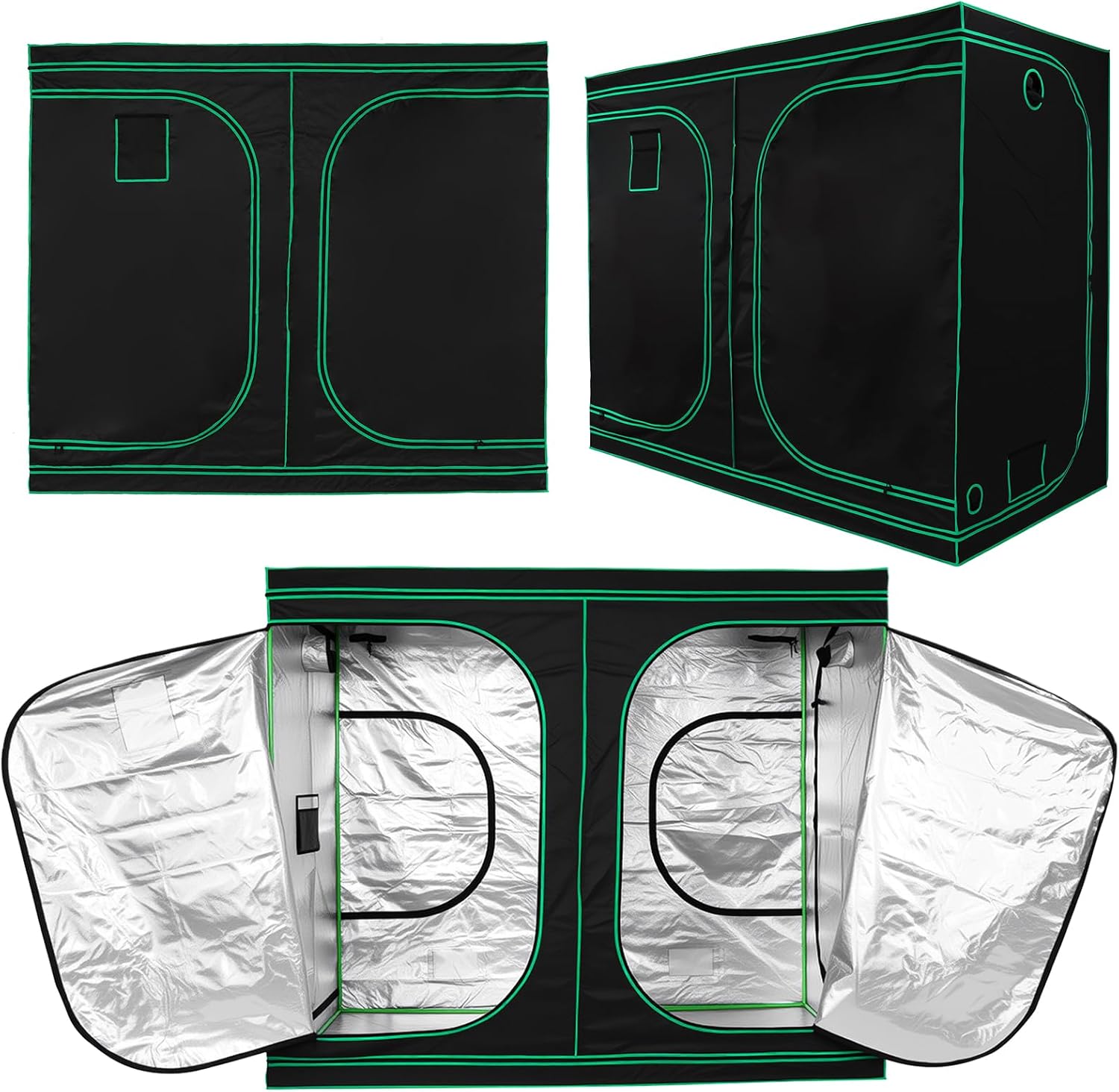 4x8 Grow Tent 94x47x78inch 600D Oxford Fabric Plant Tent with Observation Window Indoor Grow Tents for Hydroponics Indoor Plant