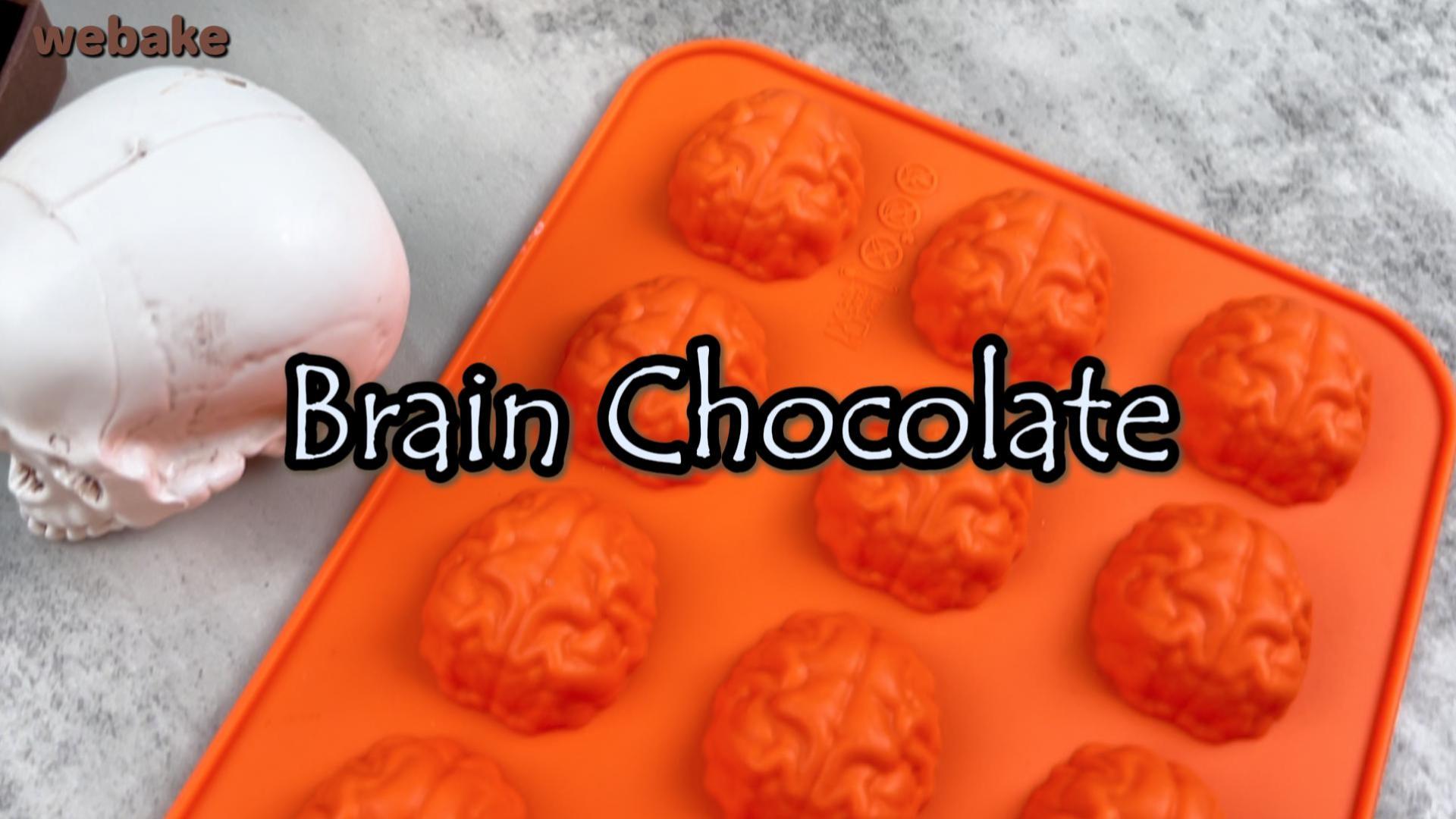 Stampi in silicone a forma di cervello di Halloween, set da 2, teglia da forno spaventosa a forma di cervello per cioccolato, caramelle, fondenti | Leroy Merlin