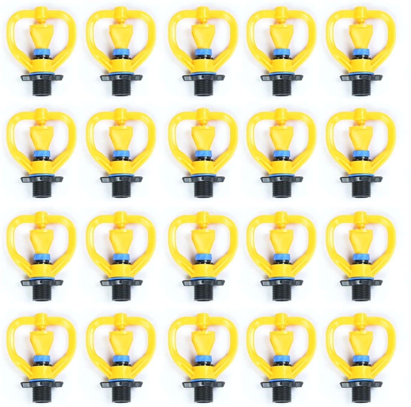 Sprinkler - Mini Sprinkler - Lite - Butterfly - 12-20 Feet Radius - 0.5 inch (20mm) (M-THD) - Full Circle .- (Pack of 20).-picture-28