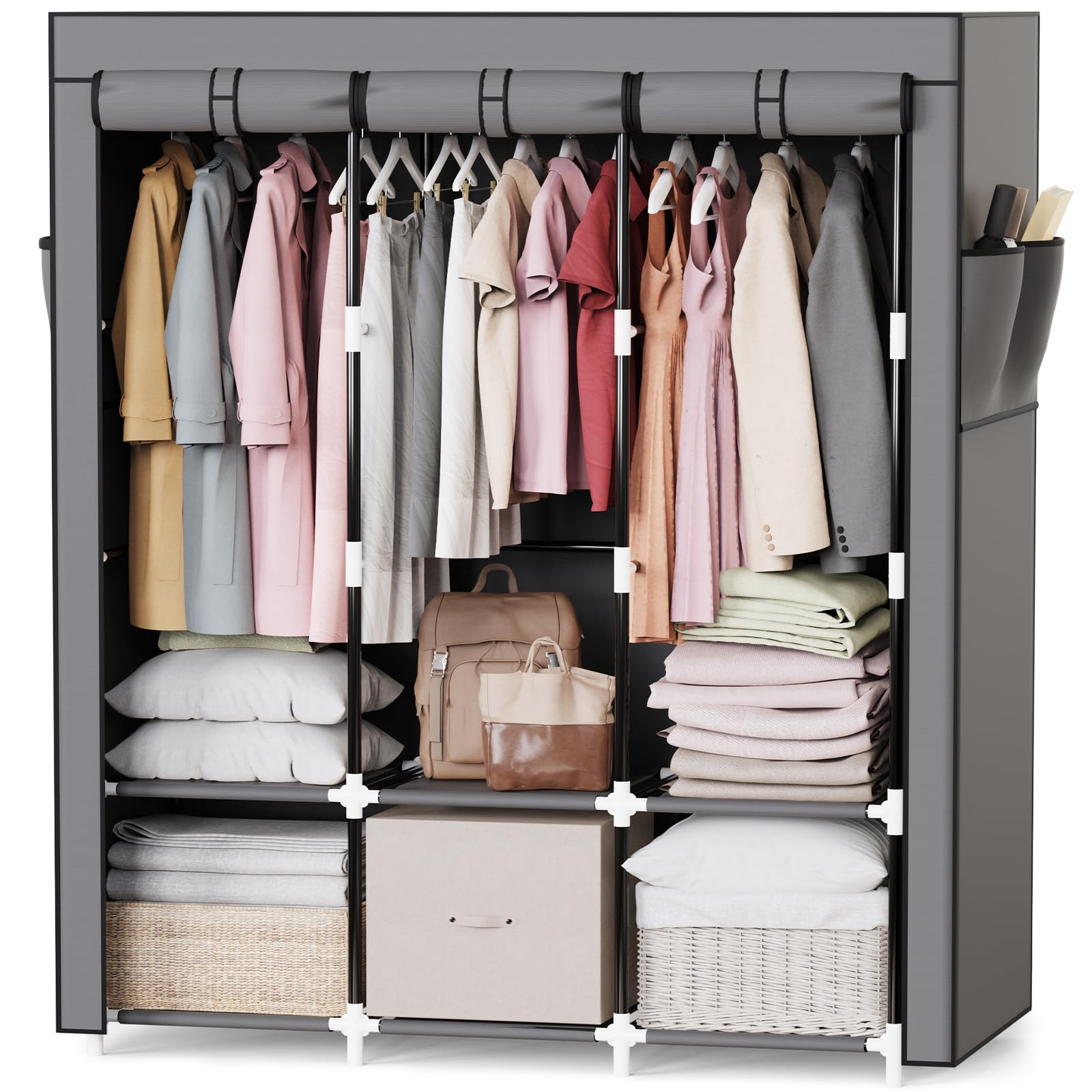 Amazon.com: Mavivegue Portable Closet, 50 Inch Wardrobe Closet