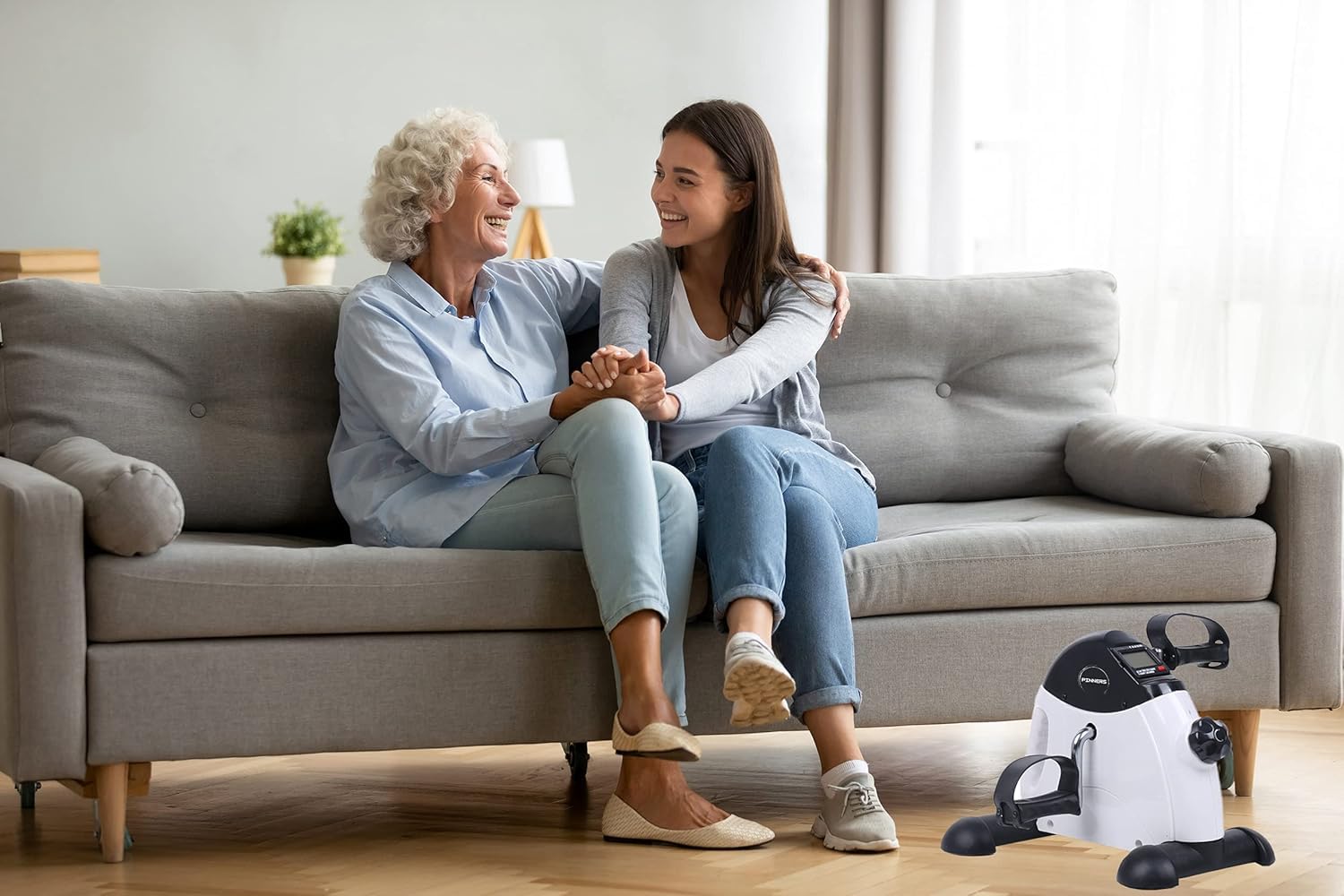 Pedales Estáticos Ejercicio, Mini Bicicleta Estática, Pedaleador Estático, Aparato de Ejercicio en Casa, Pedales Personas Mayores, Pedaleador para Ancianos, Pedalier