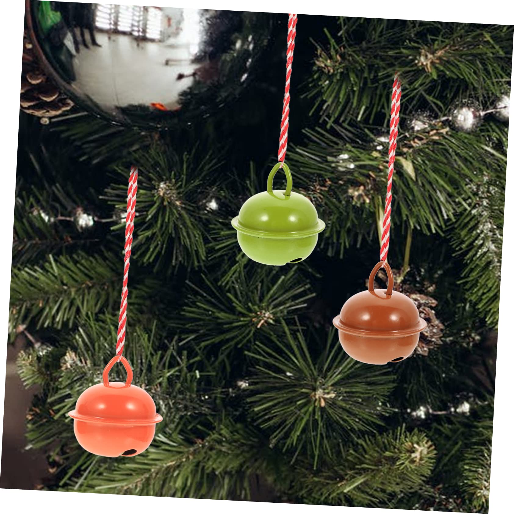 Lurrose 200 Pz Ornamento della Campana di Natale Delicate Campane Fai da Te Piccole Campane per L'artigianato Artigianali Portatili Mini per L'artigianato Metallo