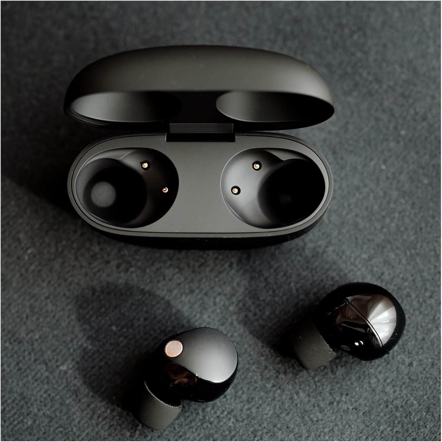 Compatible for 1000XM5 in Ear Wireless Bluetooth Earphones Waterproof, Intelligent Noise Reduction, Long Lasting Battery Life(Black)