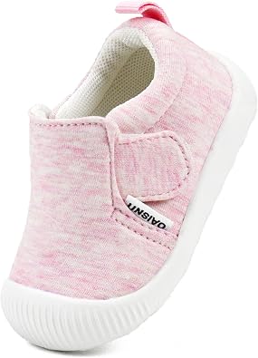 Baby Boys Girls Sneakers Anti Slip Lightweight Soft Toddler First Walkers for Walking Running