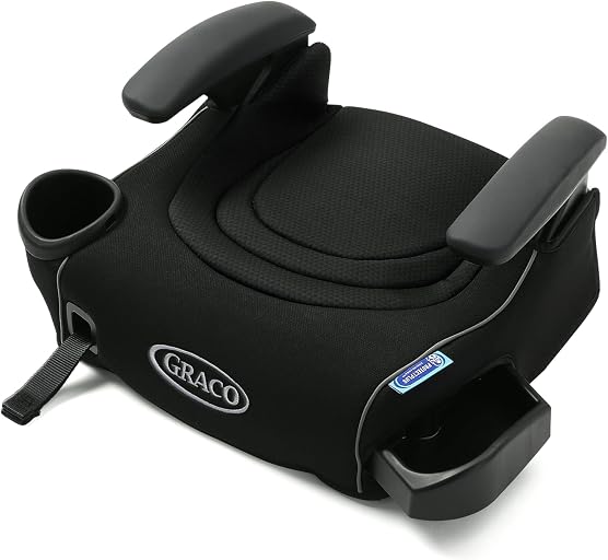 Graco TurboBooster® LX Backless Booster with Affix Latch | Backless Booster Seat for Big Kids Transitioning to Vehicle Seat Belt (Rio)