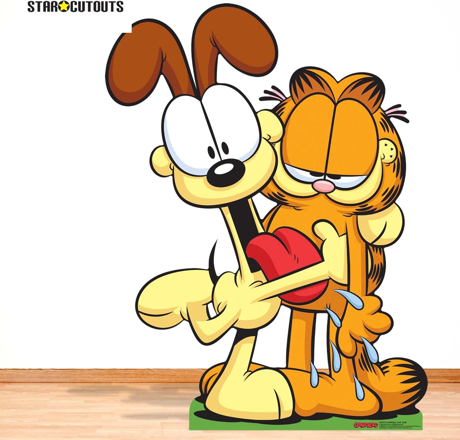 Star Cutouts SC4776 Garfield and Odie Cardboard Cutouts – Official Garfield Decorations for Fans, Birthdays & Events Height 126cm