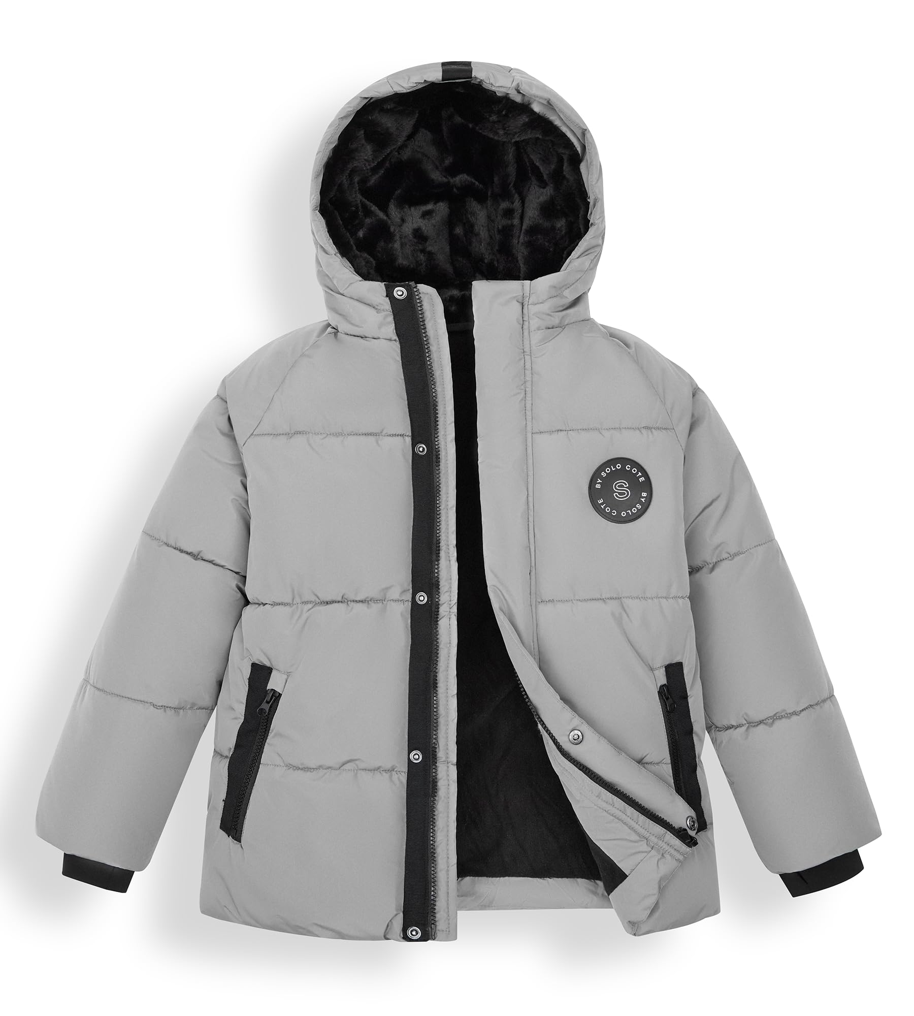 maoo garden Abrigo Niño Invierno Chaqueta Gruesa Impermeable Con Forro Polar Térmico Para Niños Mayores 128-152cm