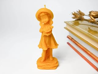 Doll Girl Beeswax Candle | Doll Candle | Natural Handmade Beeswax Candle | Gift for Sister and Best Friend | Beeswax Puppet Doll | Baby Doll Candle