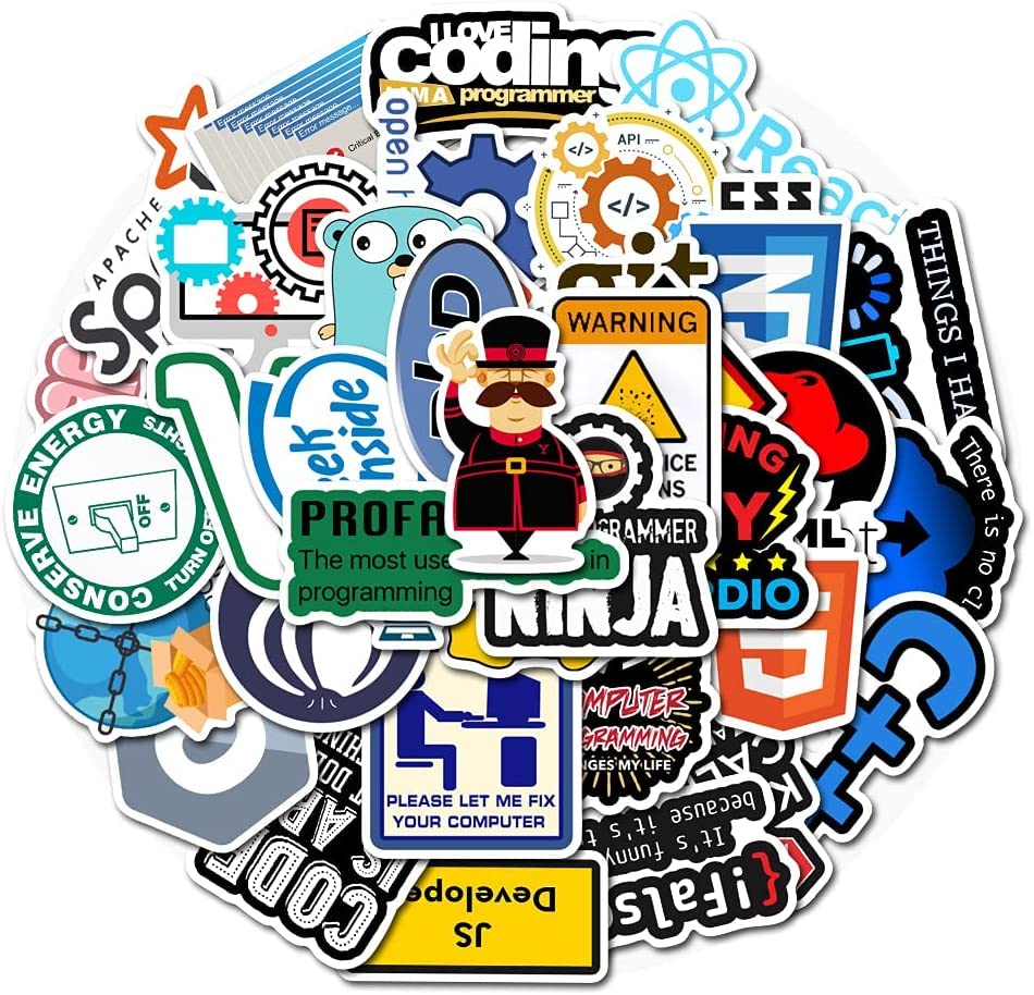 Image of Titu Ki Baatein Stickers for Developers, Coders, Programmers, Hackers, Geeks, and Engineers,Developper Stickers for Laptop (50 pcs)