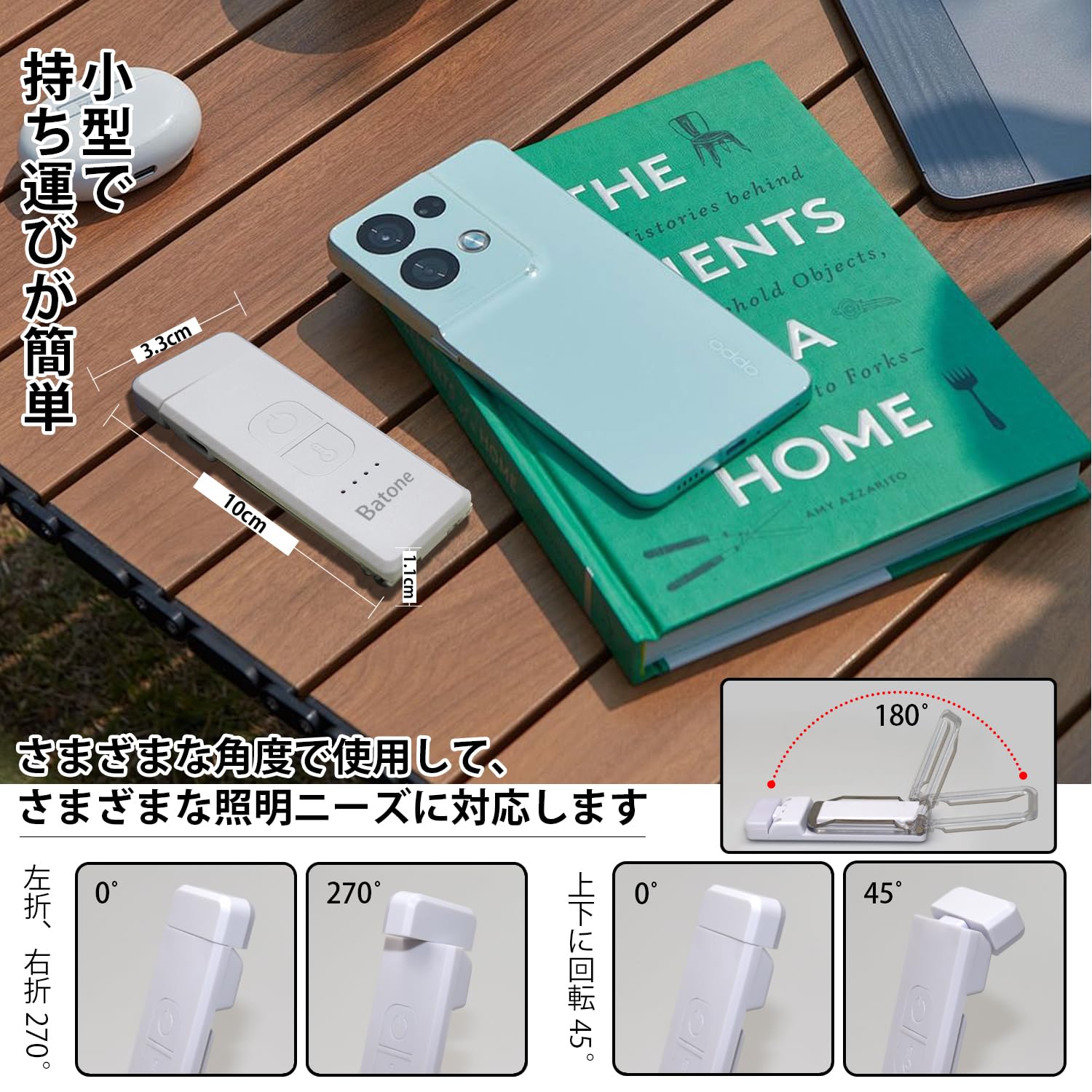 ポータブルブック型ランプ Amazon.co.jp: Swthlge ポータブルブック型ミニLEDライト