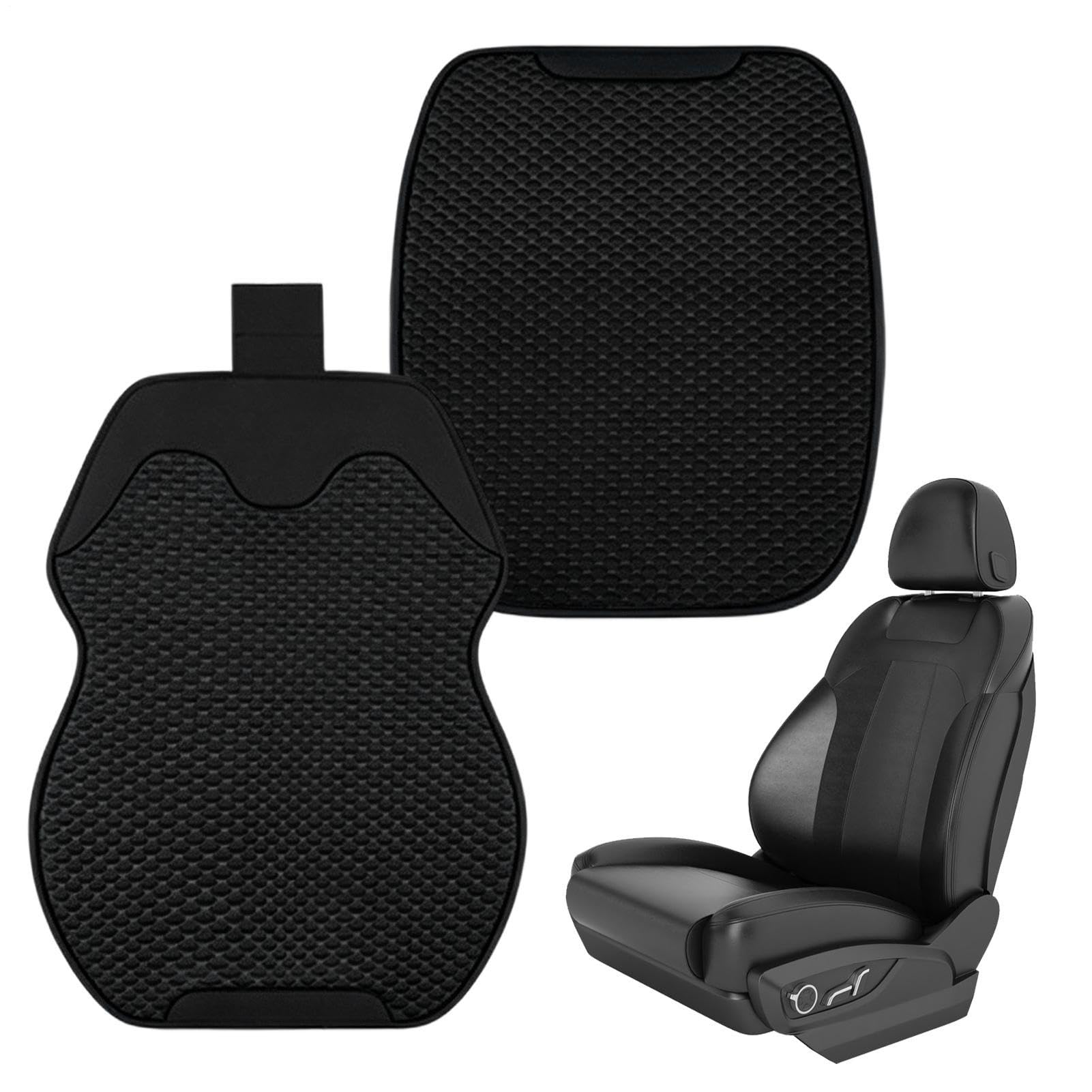 Cojín de asiento de coche refrescante contra el sudor: respaldo lavable e impermeable 8