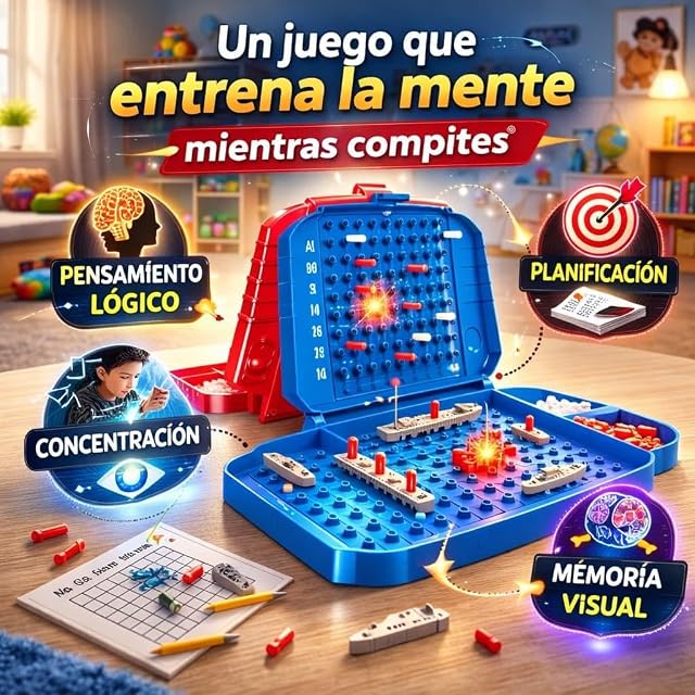 Foto 6 de 8 de JUGATOYS - Juego Hundir la Flota - Duelo de Barcos con Panel Táctico