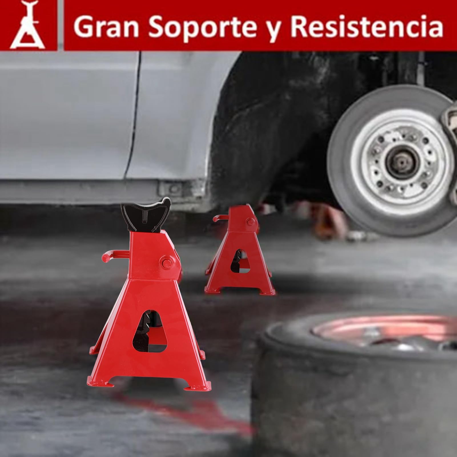 Dioche Servizio di Supporto per Supporto per Automobili, capacità di Carico di 0,5 Tonnellate, Universale Ad Alta Resistenza, Adatto per Veicoli