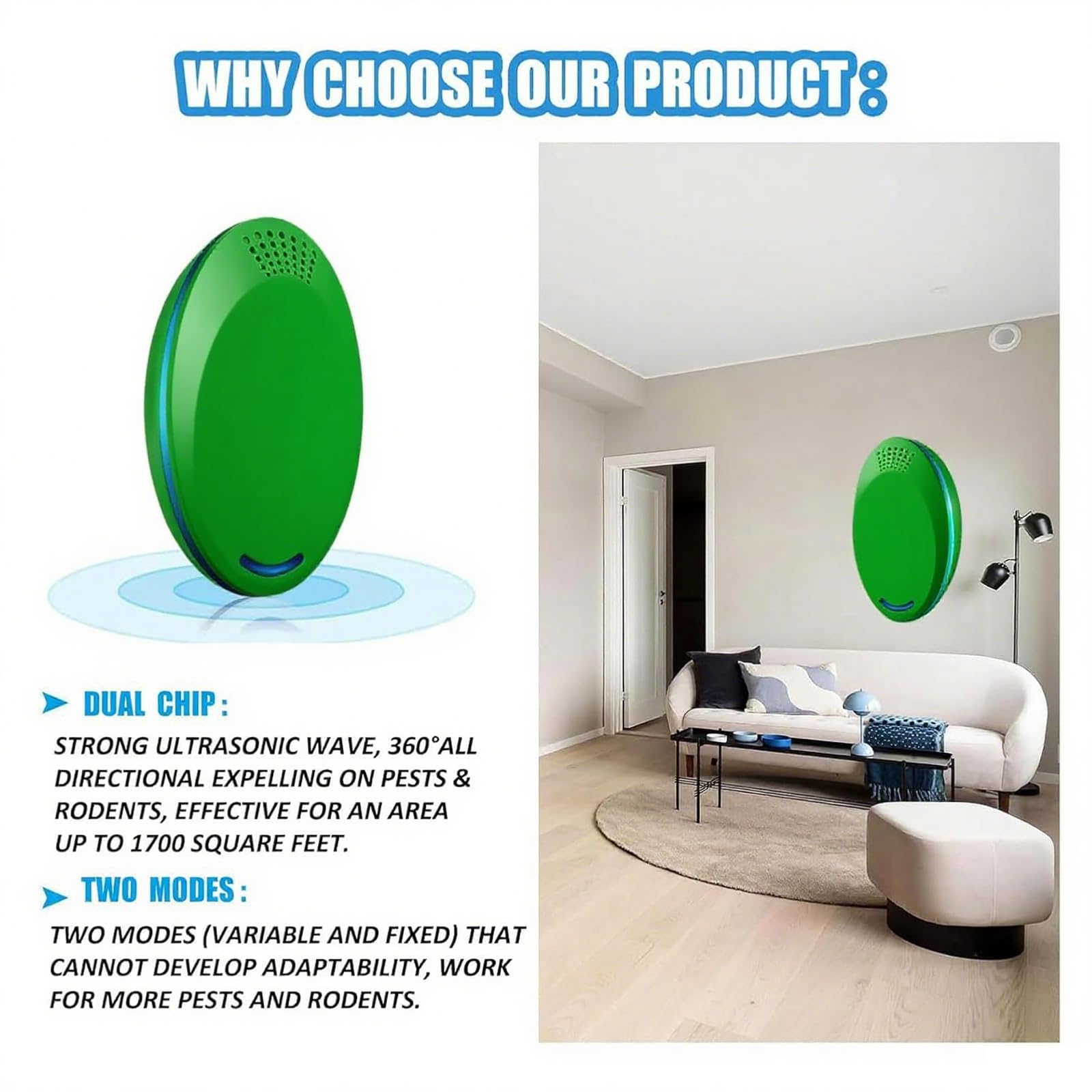 Easy to Use,Effective,Suitable for Indoor,6 Pack,Green