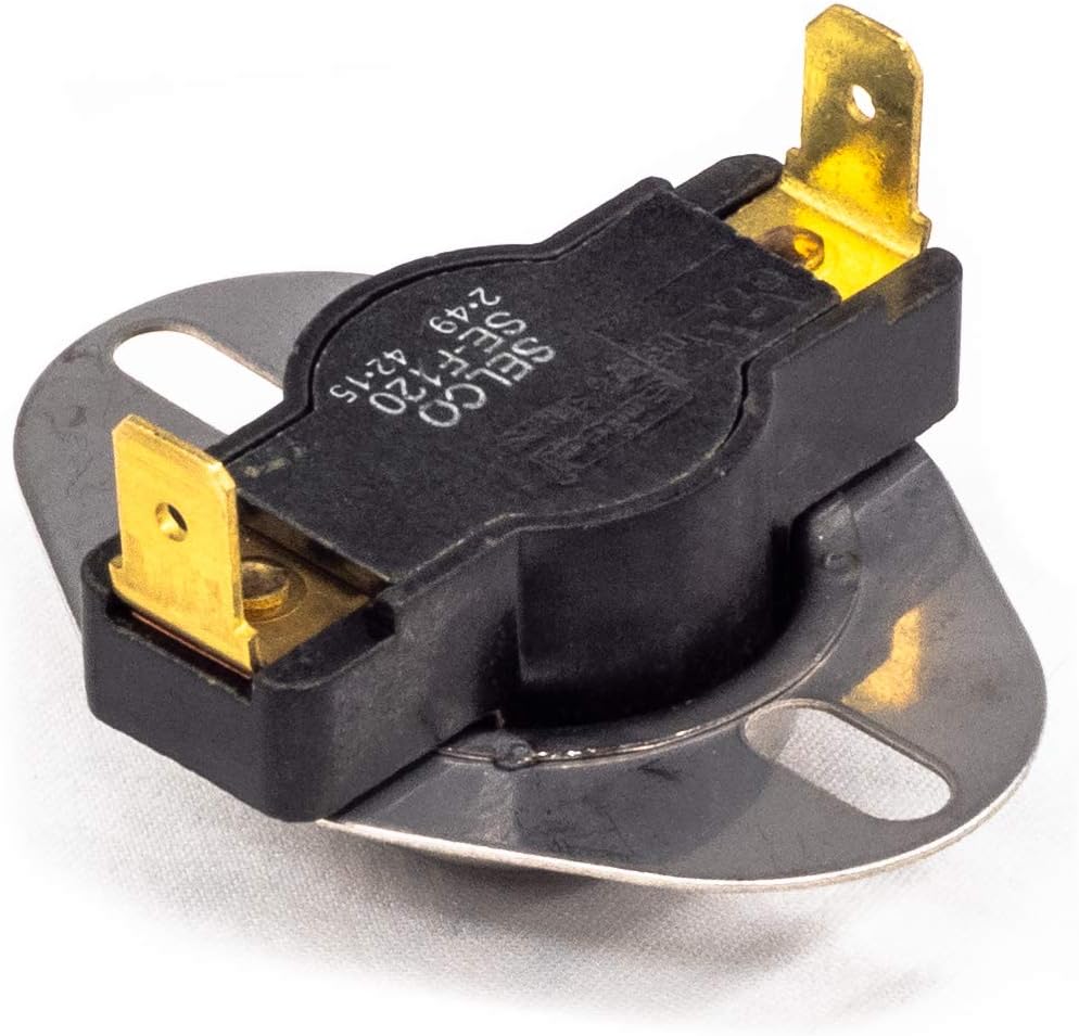 120°F / 90°F Limit-Style Snap-Disc Automatic Temperature Sensor Large Oversized