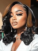 Vista 11 de UNICE - Pelucas de cabello humano con cierre de encaje HD de 5 x 5, con mezcla Blendaway, sin pegamento, onda corporal, con cordón de ajuste