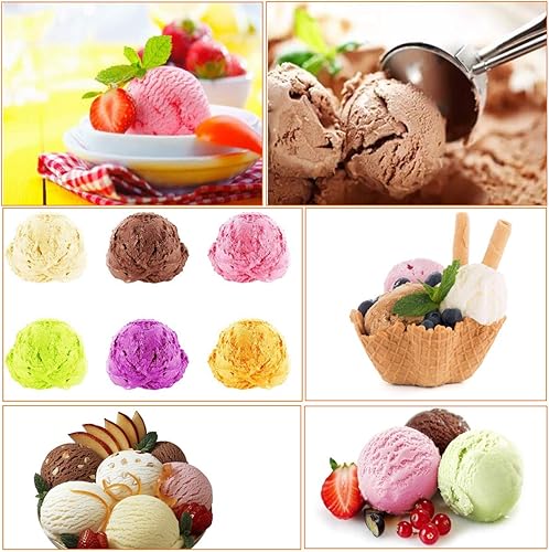 Miniatura 6 de Juego de 3 cucharadas para galletas – # 60/1 cucharada, #40/2 cucharadas, #20/3 cucharadas – 3 cucharadas de galletas para hornear – Cuchara de masa