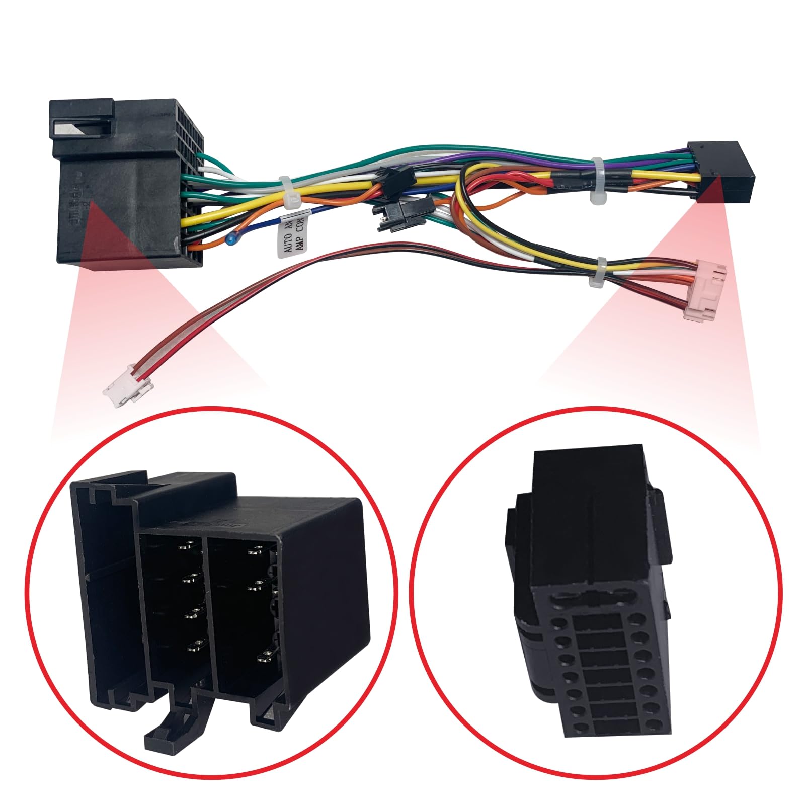 Cablaggio Autoradio 36 pin Compatibile con auto VW Auto/Touareg/Golf/Skoda/Skiat/Sprint/Yada/Toucan/Polo/Passat