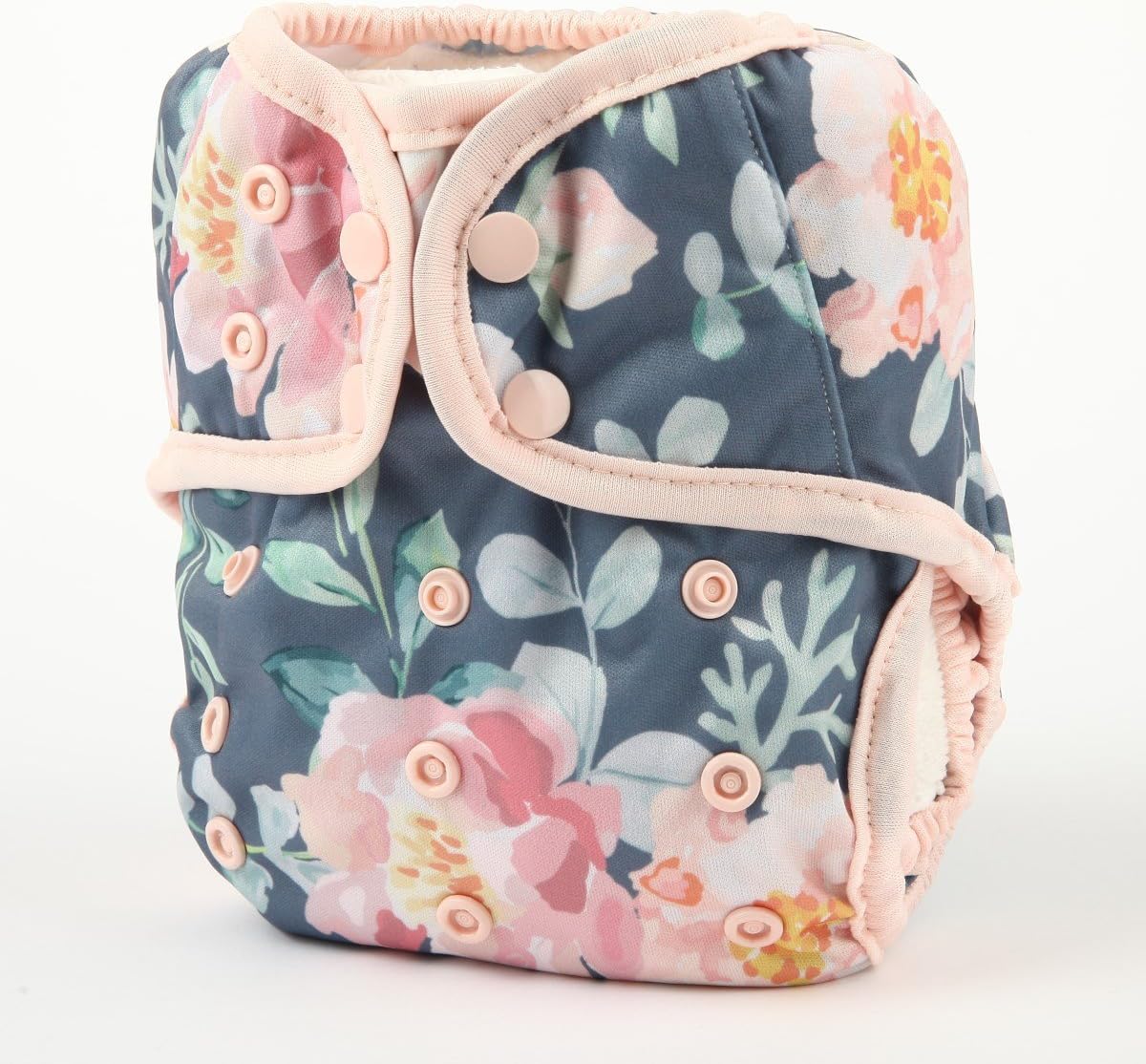 ReUseLife One Size Cloth Diaper Cover Snap with Double Gusset 3 Pack (Rose Pineapple Bloom) : Clothing, Shoes & Jewelry