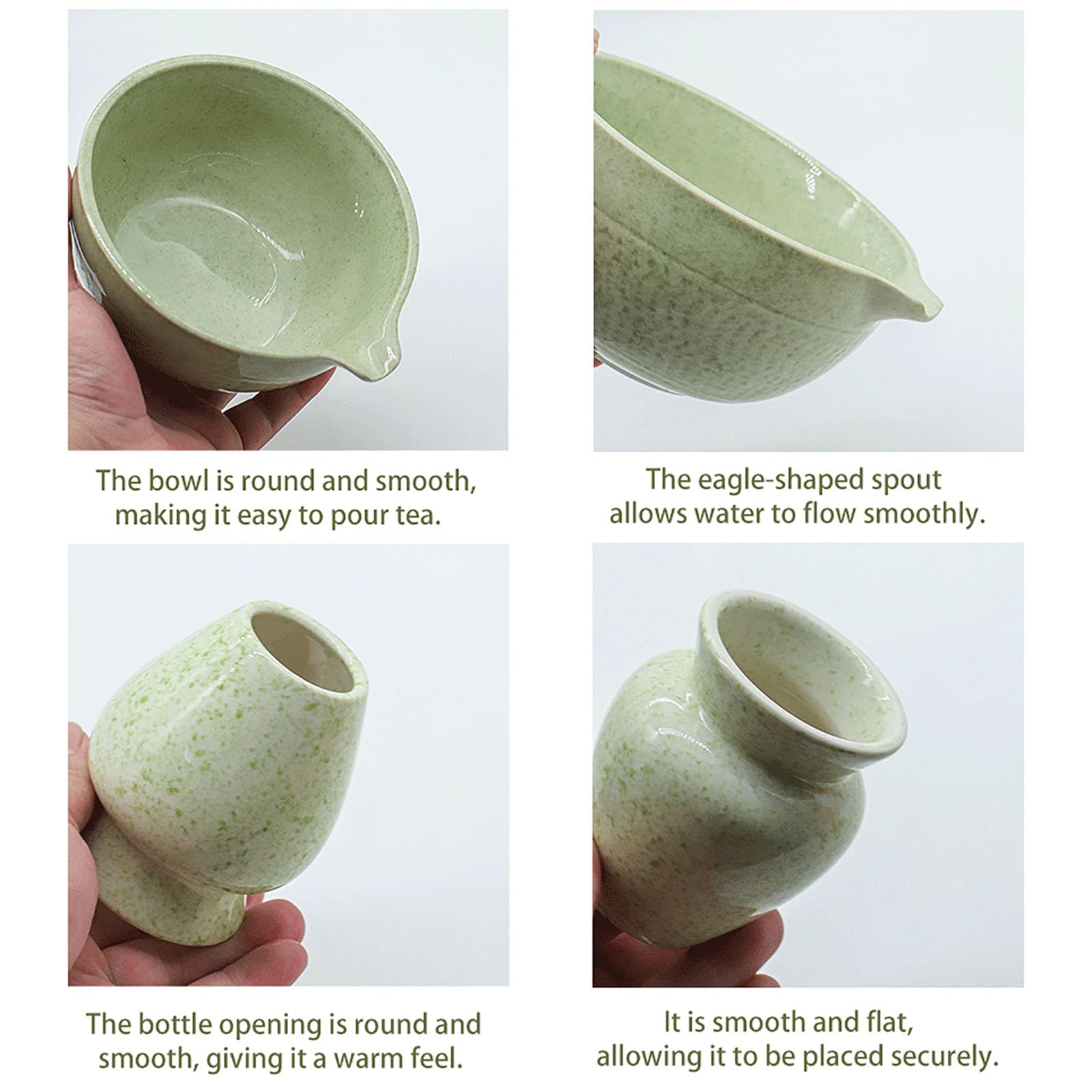 Premium 7-teiliges Matcha-Schneebesen-Set aus Keramik mit Schüssel (Chawan) Schneebesen und Halter für Matcha-Liebhaber, perfekt für Frühstück und Latte Zubereitung