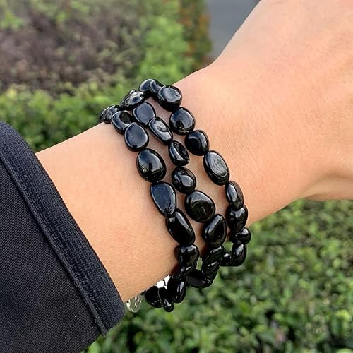 Miniatura 2 de Adabele 1pc Natural Stretch Gemstone Bracelet 7mm-10mm Free Form Bead 7 Inch 7.5 Inch Healing Crystal Engergy Quartz Chakra Jewelry Women Birthday