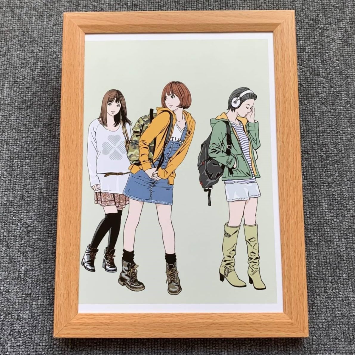 Amazon.co.jp: □江口寿史『桜美林大学 2013』B5サイズ 額入り