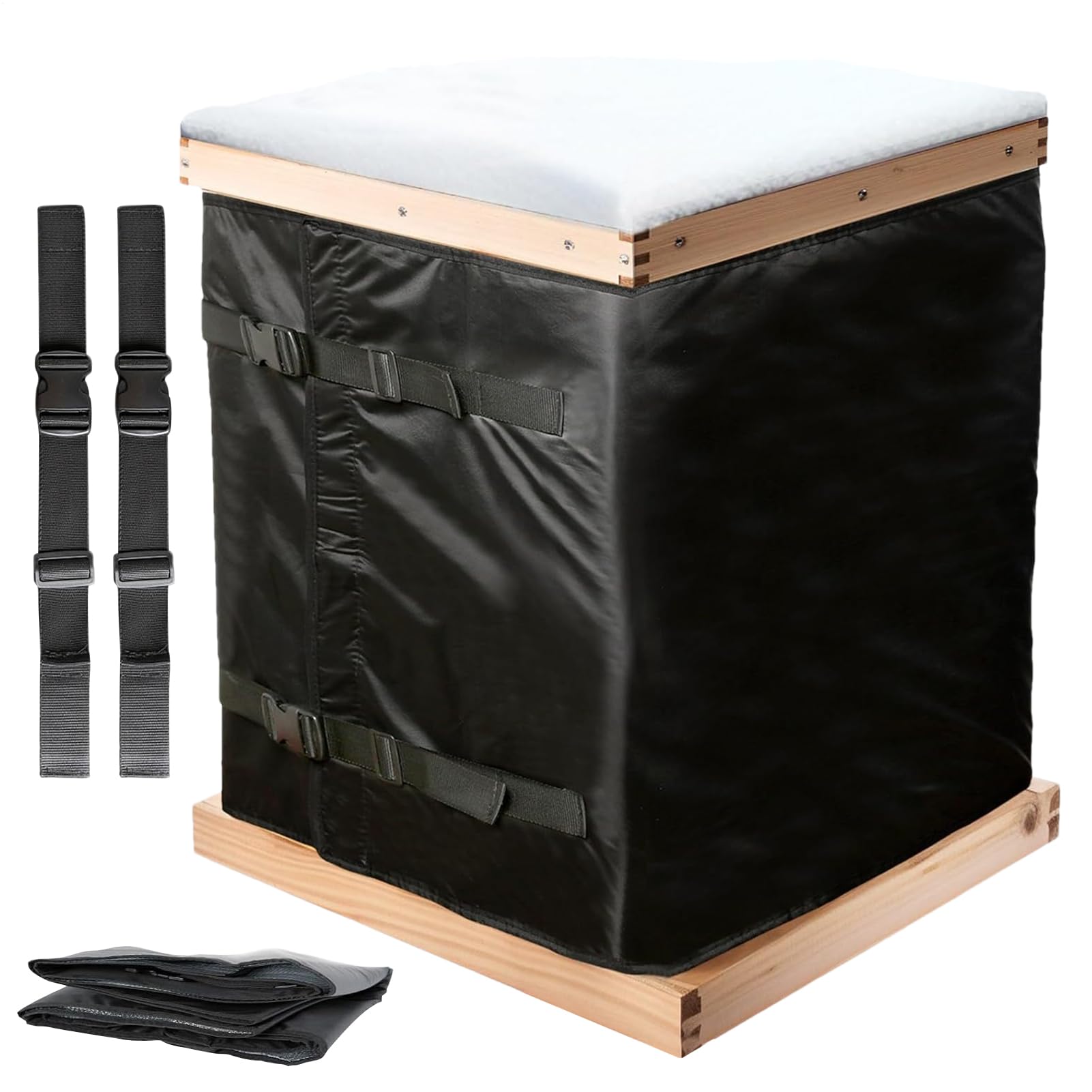 Housse de boîte à abeilles, isolation hivernale pour ruche | Housse d'isolation thermique en tissu Oxford,Boîte à abeilles réutilisable, housse de Protection réglable pour ruche, couverture de
