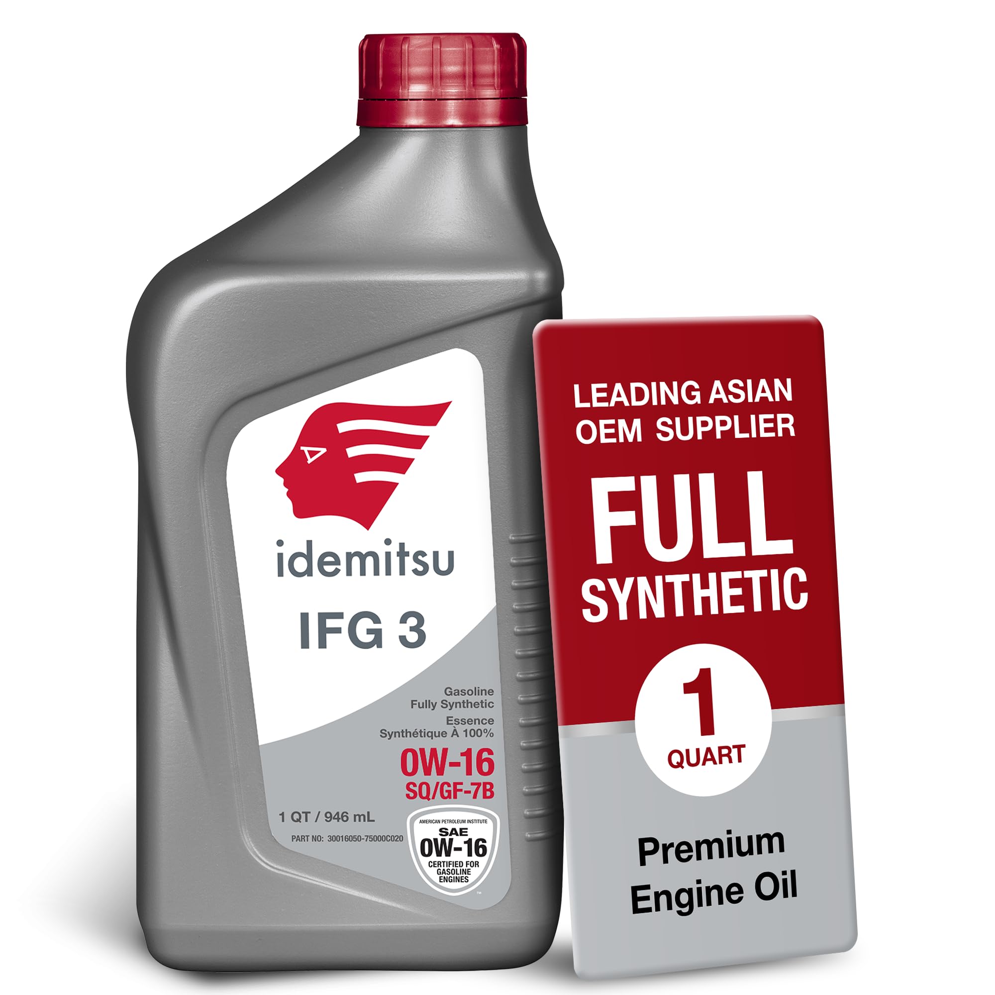 Amazon.com: Idemitsu IFG3 0W-16 SP/GF-7B Full Synthetic Motor Oil