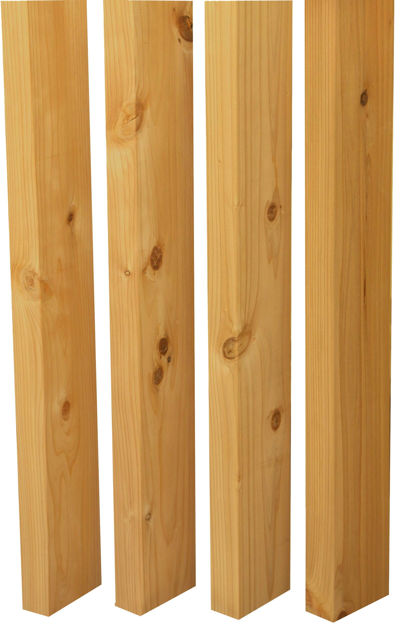 Amazon | WOODPRO 【2×4材/ツーバイフォー材】国産杉 4本セット 厚