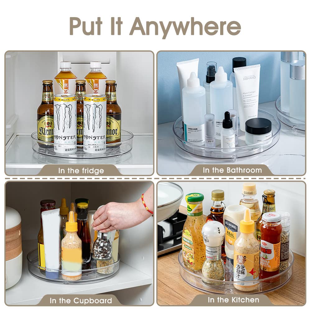 Set 4 Contenitori Trasparenti IDesign Rosanna Pansino – Impilabili, In Plastica Riciclata, Per Dispensa E Frigo - 3
