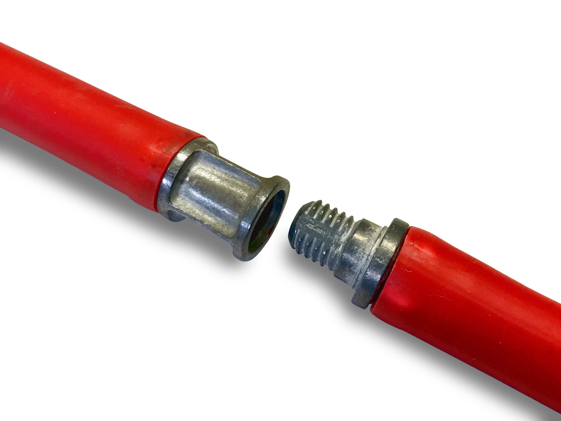 Kibros 4KIT20Ab Kit Profesional de Limpieza para Conductos No Revestidos Cepillo de Acero Plano Ø 200 mm 8,50 m con 6 Varillas Resorte de Inicio Chimeneas