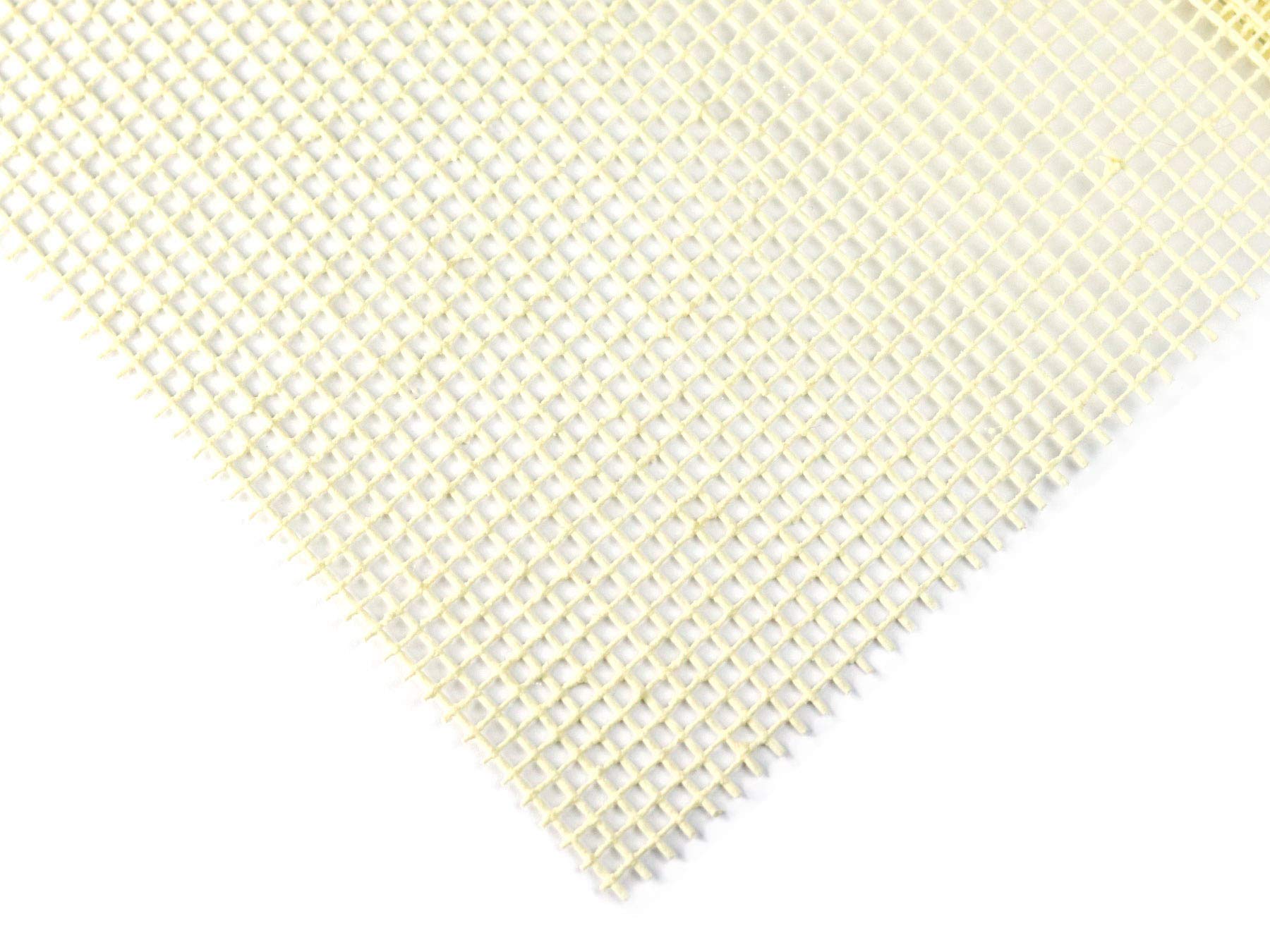 Primaflor Teppichunterlage Natur Stop Plus | 240 x 340 cm | Creme | Dünne Gitterunterlage mit Naturlatexbeschichtung, 1,5 mm hoch, handwaschbar, zuschneidbar und wiederverwendbar
