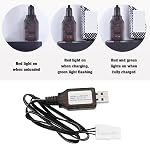 2S Vie 6.4V 600mA USB vers EL4.5-3P Fil de recharge pour la plupart des modèles de télécommande de voitures Camions bateaux rapides