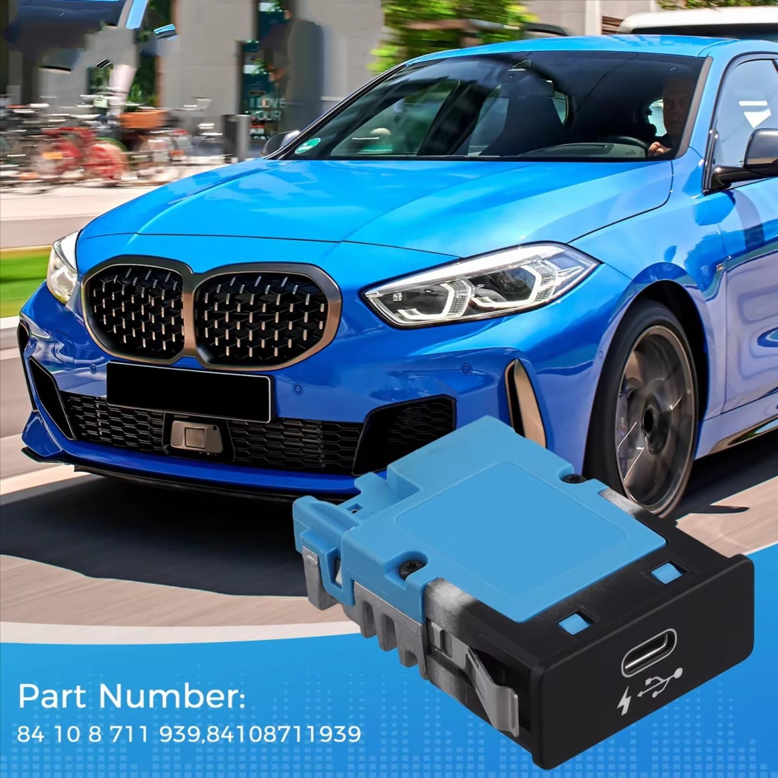 Per Z4 G29 Per X3 G01 2019-2022 Per I3 2018-2022 Auto Centrale USB AUX Presa Di Ricarica Connettore USB Accessori Sostituzione