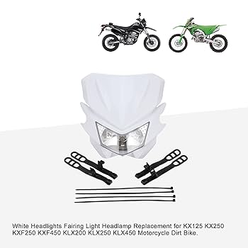 Amazon.com: GOOFIT White Headlights Fairing Light Headlamp